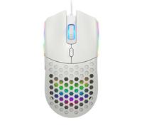 Eminchu Souris de Jeu Filaire, Souris Optique Rétroéclairée RVB, 6 Boutons Personnalisables 1000 1600 3200 6400 DPI avec Taux de Rafraîchissement de 125 Hz, Idéale pour PC (S500 Noir)