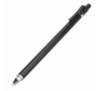 Eminchu Stylet Double Tête pour écran Tactile à écriture Lisse, Pointe Fine pour Les Utilisateurs de //, Blanc Matériau : Alliage d'aluminium. (Black)
