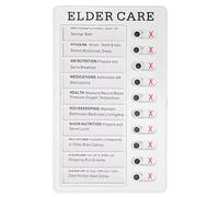 Eminchu Tableau de Liste de Contrôle pour Camping-car, Durable, Amovible, Conception de Curseur en Papier, Liste de Choses à Faire pour les Voyages au Bureau Familial, 1 unité
