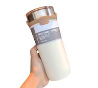 Eminchu Tasse à café en Acier Inoxydable avec Poignée, Gobelet de Voyage Garde les Boissons Chaudes et Froides Pendant des Heures, Idéal pour le Bureau, le Camping, la Randonnée, les Aventures en