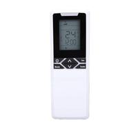 Eminchu Télécommande de Remplacement pour Climatiseur, Contrôleur à | Fabriqué en ABS, pour Maison et Chambre, Compatible ERS09E37HWI/HWO, 2 Piles AAA Non Incluses, Télécommande AC