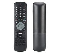 Eminchu Télécommande pour Téléviseur avec Construction ABS Durable pour Une Expérience Visuelle Netflix, Portée de 10 M/33 Pieds, Noire, Taille Compacte, 1 Paquet