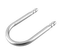 Eminchu Tube en Forme de U pour Aquarium, Tuyau en Forme de Poisson en Acier Inoxydable avec Conception Antirouille, pour Diffuseur de CO2 et Raccord de Tuyau d'air 4 Mm