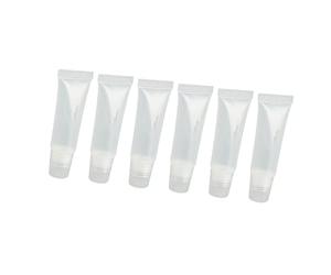 Eminchu Tubes de Brillant à Lèvres Rechargeables 20 Pièces, Récipients Vides de 10 Ml pour Produits à Lèvres DIY, PVC Léger et Portable pour les Besoins Cosmétiques