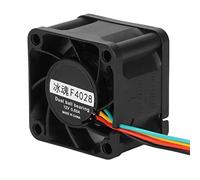 Eminchu Ventilateurs de Boîtier PC, Haute durabilité, Deux Roulements à Billes, 16 000 Tr/min, Refroidissement pour Ordinateurs et Appareils électroniques, 40x40x28mm