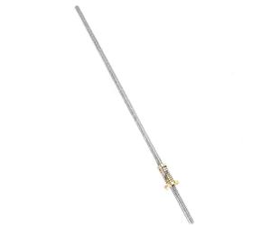 Eminchu Vis à Tige Filetée en Acier Inoxydable T8 avec écrou Anti-jeu de Précision pour Imprimante 3D, Longueur 400 Mm, Matériau de Haute qualité (400 mm)