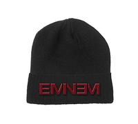 Eminem - Eminem Bonnet Logo Nouveau Officiel Noir Unisex Size One Size
