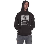Eminem - Rock Off officially licensed products Eminem Sweat-Shirt À Capuche Arrest Logo Slim Shady Nouveau Officiel Homme Noir Size XXL