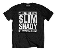 Rock Off Trade T-shirt Eminem The Real Slim Shady - Officiel Homme Noir Taille L