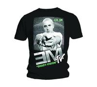 Eminem - T-Shirt # XXL Black Unisex # Em TV Shady Vision [Import]