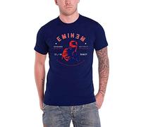 Eminem Unisex T-Shirt: Detroit Portrait (Navy Bleu)