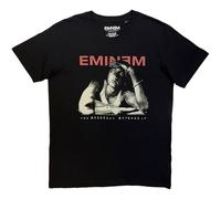 Eminem Unisex T-Shirt: Eminem Script Lyrics (Black) (Back Print), Black, XL