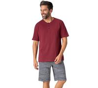 Eminence Homme Dandy Ensemble De Pyjama, Haut Marine Et Blanc/Bas Bordeaux, S EU