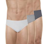 Eminence Homme Trio Fantaisie Lw24 sous-vêtement, Noir Demi Cercle Gris/Gris Demi Cercle Noir/Rectangles Noir, XXL EU