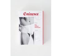 Eminence - Slip Taille Haute Ouvert - Les Classiques - Homme 100% Coton hypoallergénique,M,Blanc