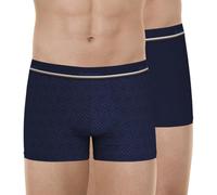 Eminence - Lot de 2 Boxers Homme Club - Coton Stretch Longue Durée, Ceinture Jacquard - Label Oeko-TEX® Standard 100, Marine, XXL