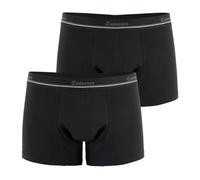 Lot de 2 boxers pour fuites urinaires Homme Sérénité Heritage noir en coton Noir M