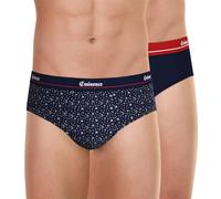 Lot de 2 slips Swing édition Anniversaire bleu en coton pour homme Bleu S