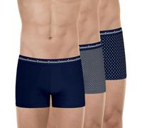 Eminence - Lot de 3 Boxers Homme Business Print - Coton Premium Elasthanne - Avant et Coutures Doublés - Boxers Stretch - Label Oeko-TEX® Standard 100