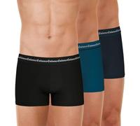 Lot de 3 boxers Business bleu en coton pour homme Bleu S