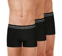 Lot de 3 boxers Business noir en coton pour homme Noir XXL