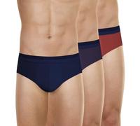 Lot de 3 slips homme Studio Eminence bleu en coton Bleu XXL