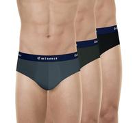 Eminence - Lot de 3 Slips Homme Fait en France Taille : 5/XL - Couleur : Anthracite-Noir-Kaki