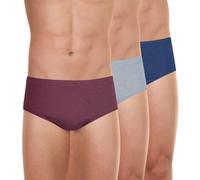 Eminence - Lot de 3 Slips Homme Taille Haute Fantaisie - Confort Optimal, Coton Premium, Ceinture Élastiquée, Motifs Élégants - Label Oeko-TEX® Standard 100