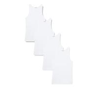 Eminence - Lot de 4 Débardeurs pour Homme - Côte Fine 100% Coton Peigné - sans Couture Côté - Label Oeko-TEX® Standard 100
