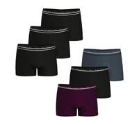 Eminence - Lot de 6 Boxers Homme Business - Coton Premium Elasthanne - Avant et Coutures Doublés - Boxers Stretch - Label Oeko-TEX® Standard 100 - Confort Optimal