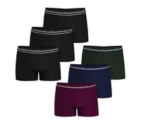 Eminence - Lot de 6 Boxers Homme Business - Coton Premium Elasthanne - Avant et Coutures Doublés - Boxers Stretch - Label Oeko-TEX® Standard 100 - Confort Optimal