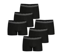 Lot de 6 boxers homme Business noir en coton
