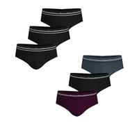 Eminence - Lot de 6 Slips Homme Business - Coton Premium - Avants Doublés - Label Oeko-TEX® Standard 100 - Maintien Optimal, Coupe Confort