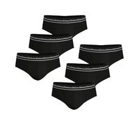 Eminence - Lot de 6 Slips Homme Business Taille : 2/S - Couleur : Noir Piping Blanc