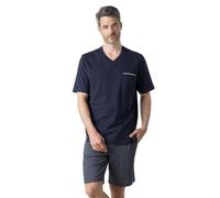 Eminence - Pyjama Court Homme Business- Jersey 100% Coton Longue Durée - T-Shirt Manches Courtes Col V + Short 2 Poches - Label Oeko-TEX® Standard 100