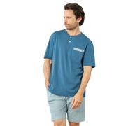 Eminence - Pyjama Court Homme Casual- Jersey 100% Coton Longue Durée - T-Shirt Manches Courtes Col T + Short 2 Poches - Label Oeko-TEX® Standard 100