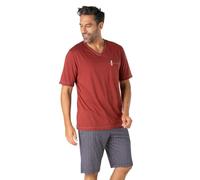 Eminence - Pyjama Court Homme Coton Bio - Jersey 100% Coton Bio - T-Shirt Manches Courtes Col V + Short 2 Poches - Label Oeko-TEX® Standard 100 et GOTS