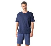 Eminence - Pyjama Court Homme Liberty - Jersey 100% Coton Peigné - T-Shirt Manches Courtes Col O + Short 2 Poches - Label Oeko-TEX® Standard 100