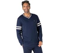 Eminence - Pyjama Long Homme Club- Jersey 100% Coton Peigné - T-Shirt Manches Longues Col V + Pantalon 2 Poches - Label Oeko-TEX® Standard 100