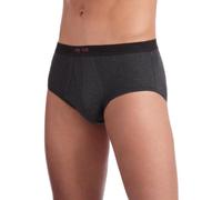 Eminence - Slip Taille Haute Ouvert Pur Coton Premium - Taille : 3 - Couleur : Anthracite chiné