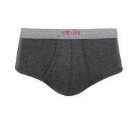 Eminence - Slip Taille Haute Ouvert Pur Coton Premium - Taille : 4 - Couleur : Anthracite chiné