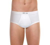 Eminence - Slip Taille Haute Ouvert Pur Coton Premium - Taille : 7 - Couleur : Blanc
