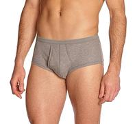 Eminence - Slip Taille Haute Ouvert Pur Coton Premium - Taille : 7 - Couleur : Gris foncé chiné