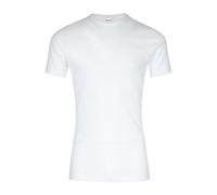 Eminence T-shirt col rond 308-0001 – 100% coton peigné, sans couture côté – Blanc Taille 2
