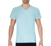 Eminence - Tee-Shirt col V Pur Coton Premium - Taille : 2 - Couleur : Ciel uni