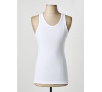 Eminence - Débardeur Pur Coton Premium - 100% coton peigné Oeko-TEX - Blanc Taille 2