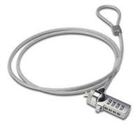 Ewent Câble antivol EW1241 – serrure à combinaison, acier résistant, 1,5 m pour portable