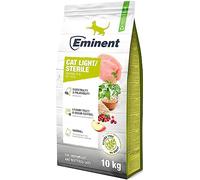 Eminent Cat Light/Sterile - Nourriture pour chat de qualité supérieure - Sans gluten - Nourriture sèche pour chats en surpoids et castrés - 10 kg
