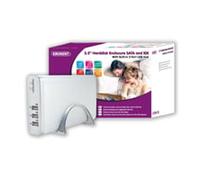 Eminent Portable 3.5 Harddisk Enclosure SATA and IDE Gris Alimenté par port USB