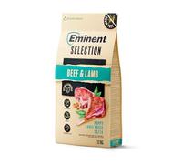 Eminent Selection Puppy Large Breed Nourriture sèche naturelle pour grandes races de chiots Bœuf et agneau Sans gluten, riche en protéines et protection articulaire, pour une croissance forte et une